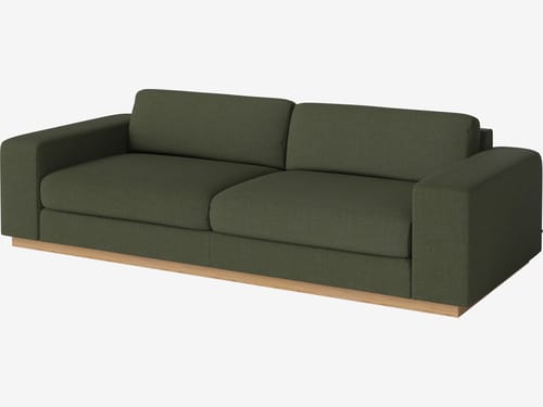 Opfylde gullig Human Sepia 3 pers. sofa