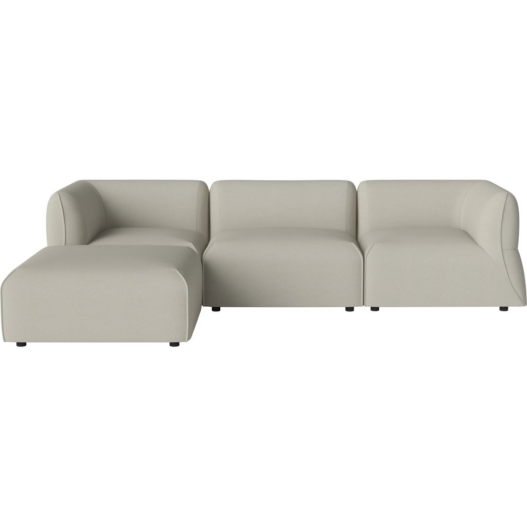 Arke Tuinsofa 3 Modules met Poef - links