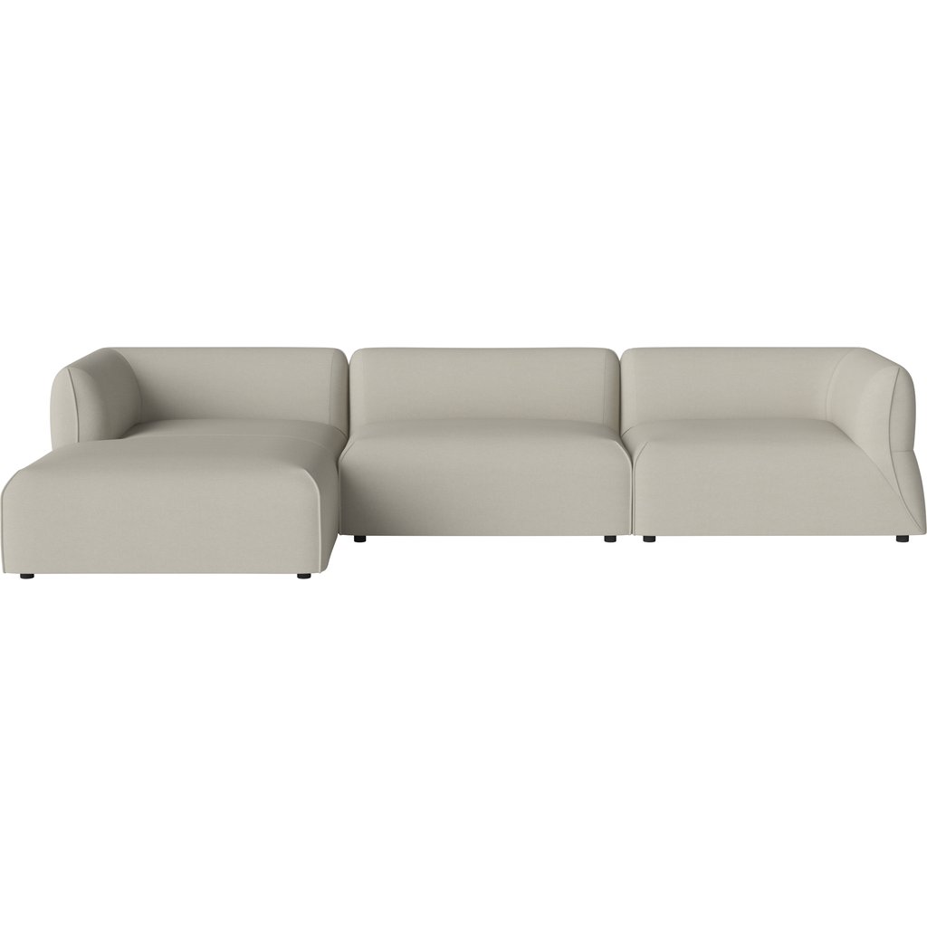 Arke tuinbank 3 modules met chaise longue 345 x 170 cm - links