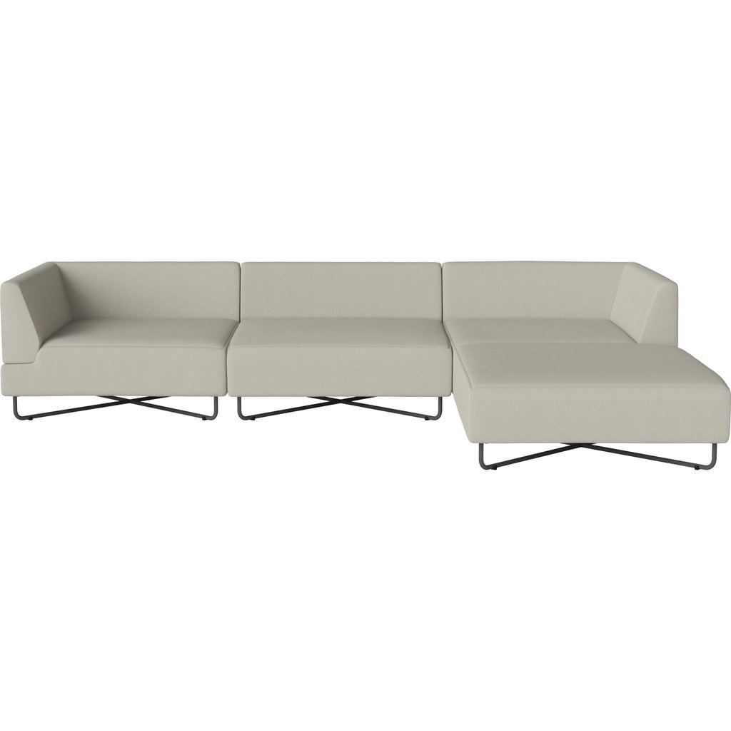 Orlando O2 Hagesofa 4 Moduler m. sjeselong