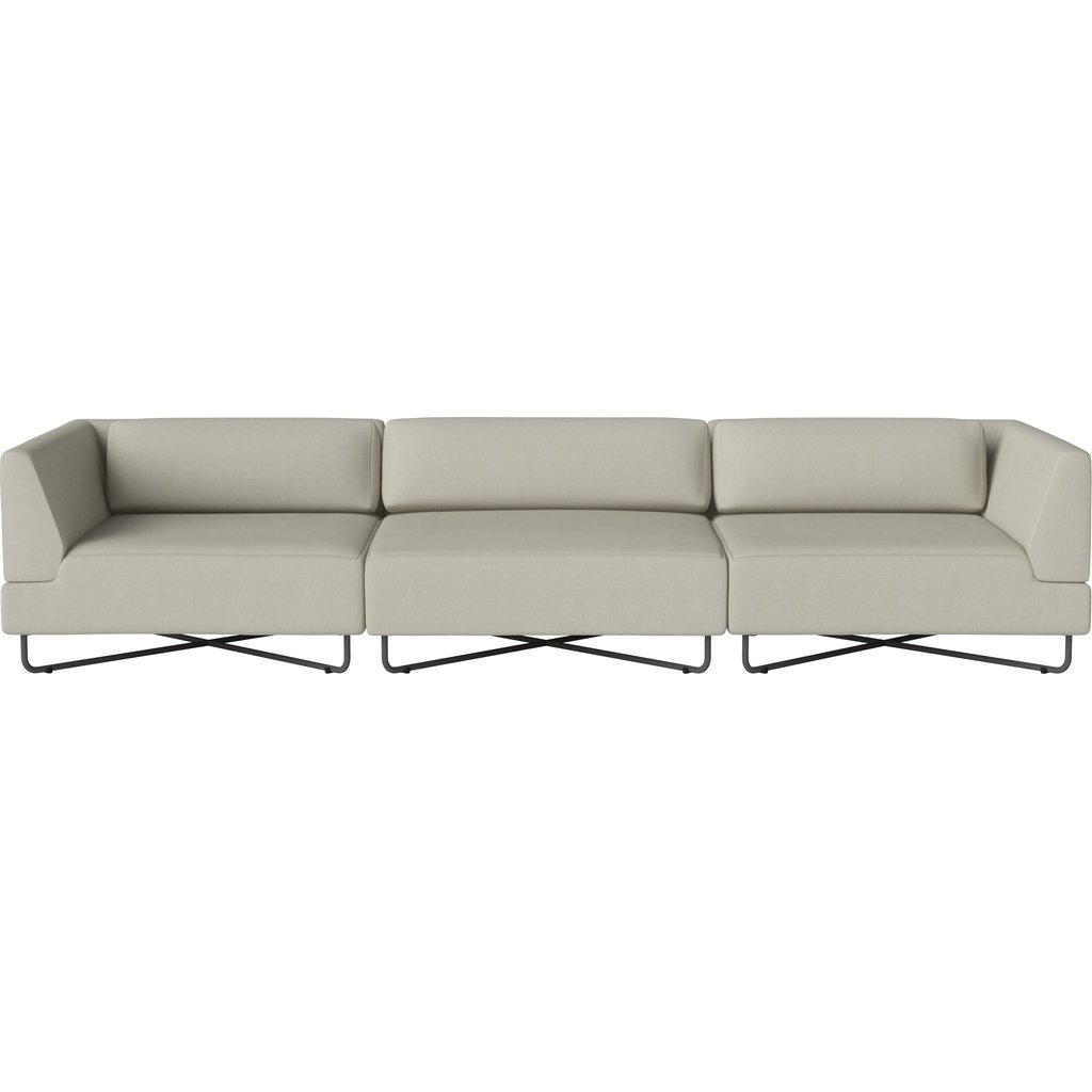 Orlando O2 Gartensofa 3 Module - inkl. Kissen