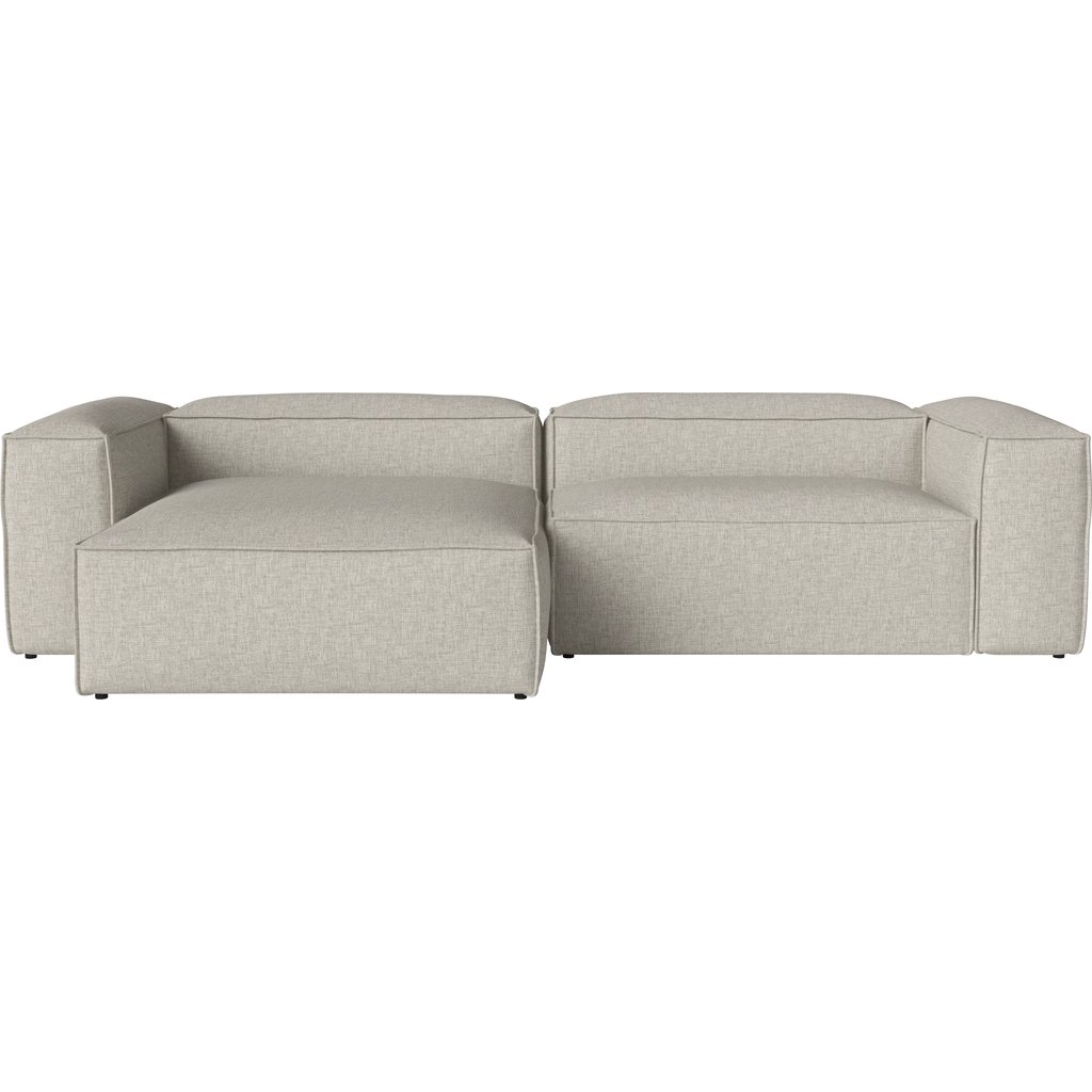 Cosima 2 Modules diepte 100 cm m. grote chaise longue - links - en grote hoekmodule - rechts