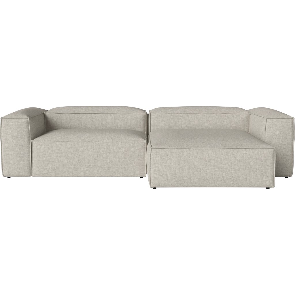 Cosima 2 Modules diepte 100 cm m. grote chaise longue - rechts - en grote hoekmodule - links