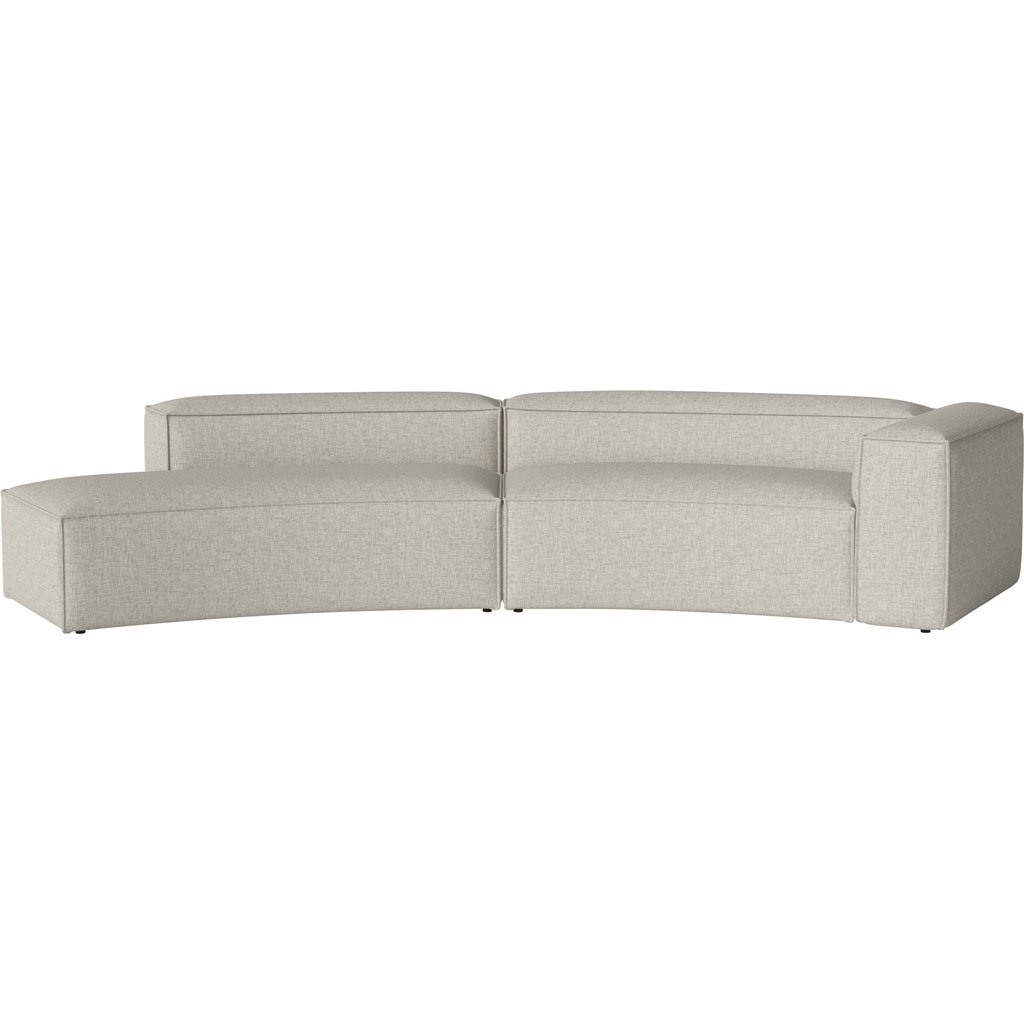 2 modules Cosima curved 100 cm avec grand angle et extrémité ouverte - gauche