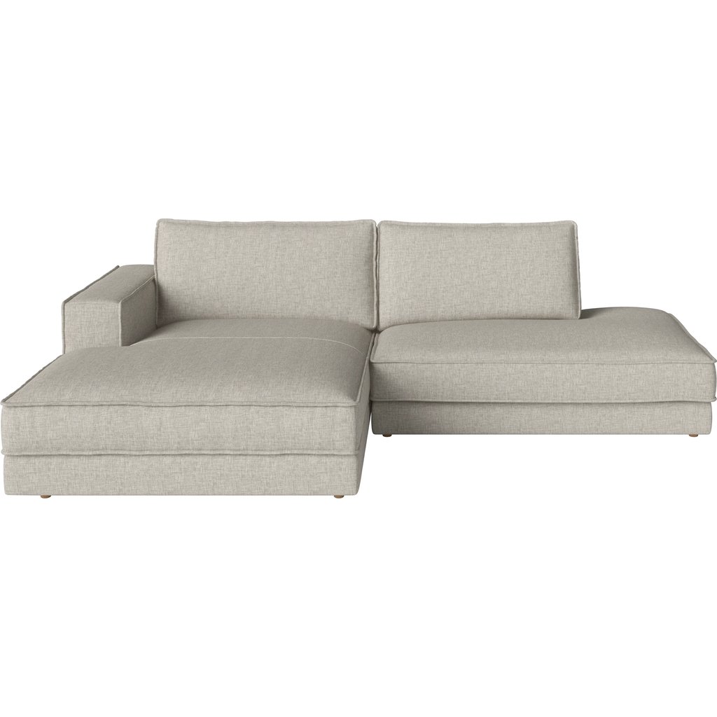 Noora 2 Modules 107 cm m. chaise longue en open einde - rechts