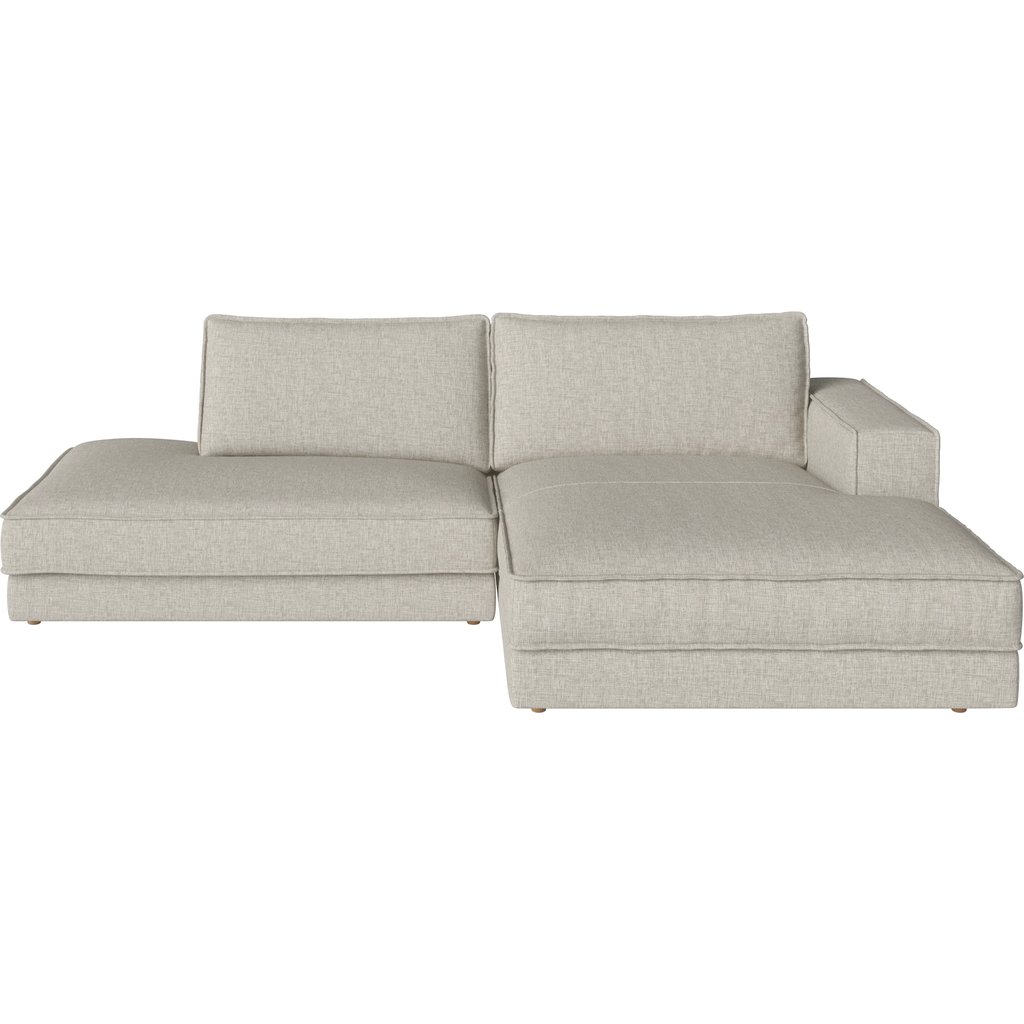 Noora 2 Modules 107 cm m. chaise longue en open einde - links