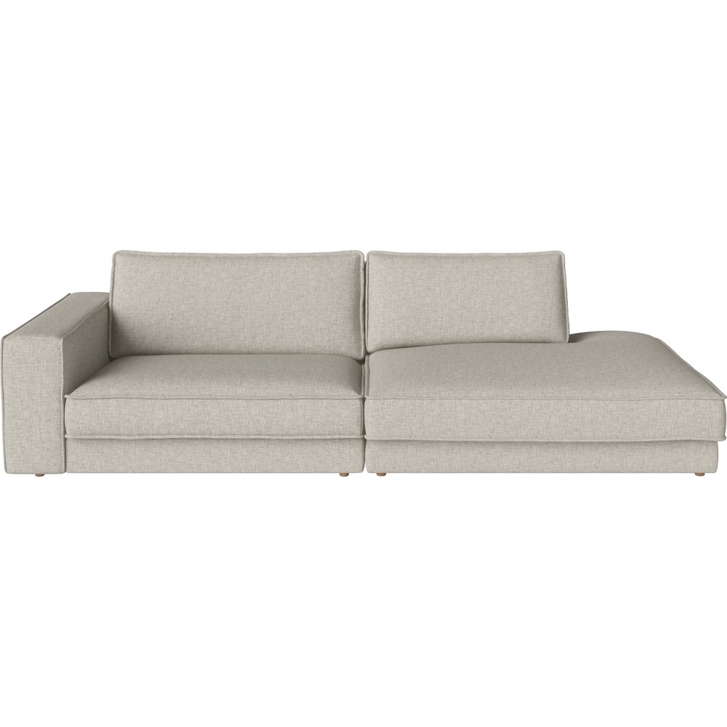 Noora 2 moduler 127 cm med stort hörn och open end - höger