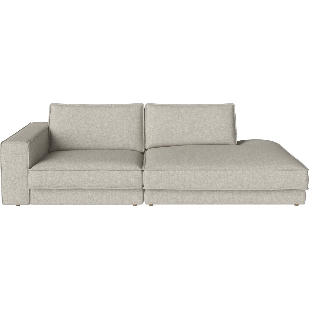Noora 2 moduler 127 cm med litet hörn och open end - höger