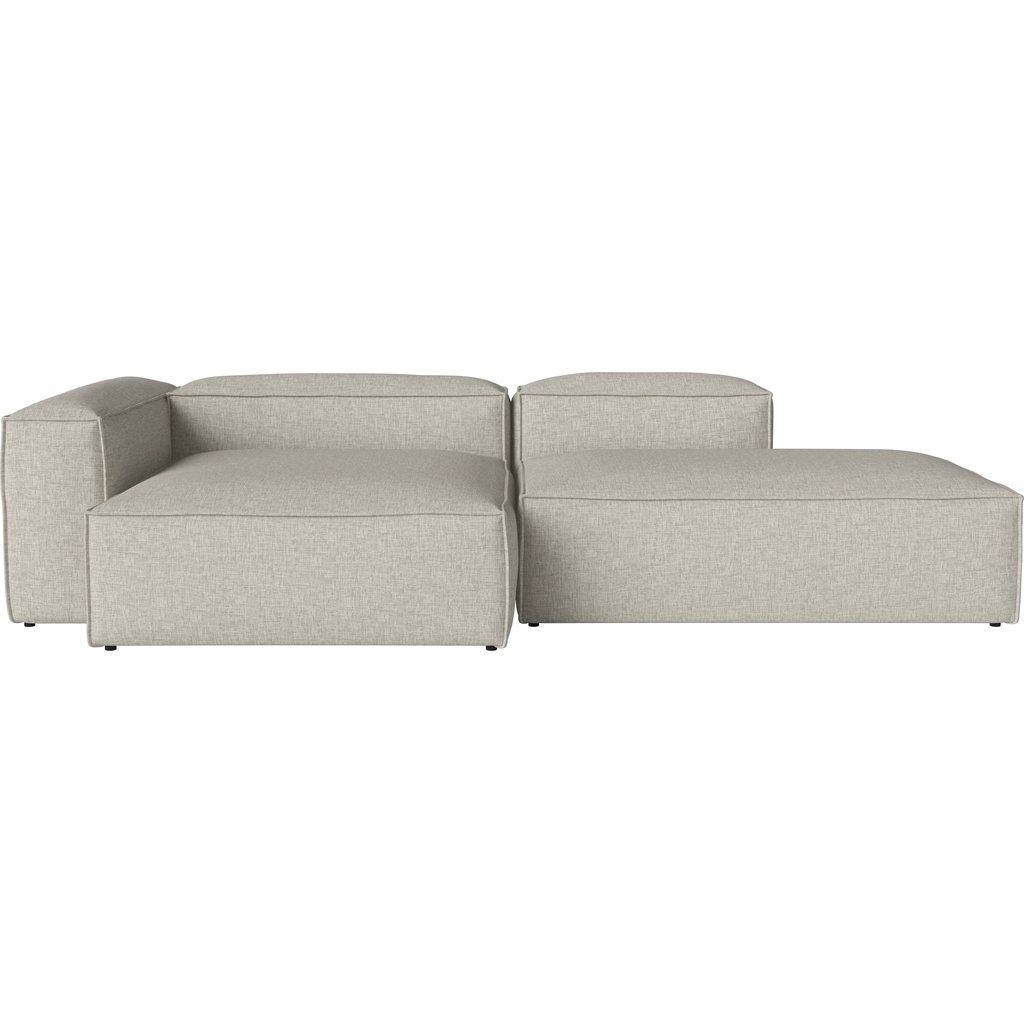 2 Modules Cosima profondeur 120 cm av. grande méridienne – gauche – et extrémité ouverte – droite