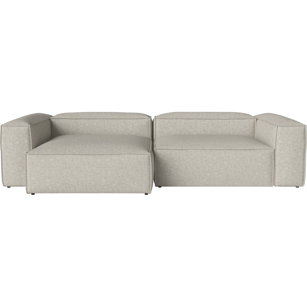 Cosima 2 Modules diepte 120 cm m. grote chaise longue - links - en grote hoek - rechts