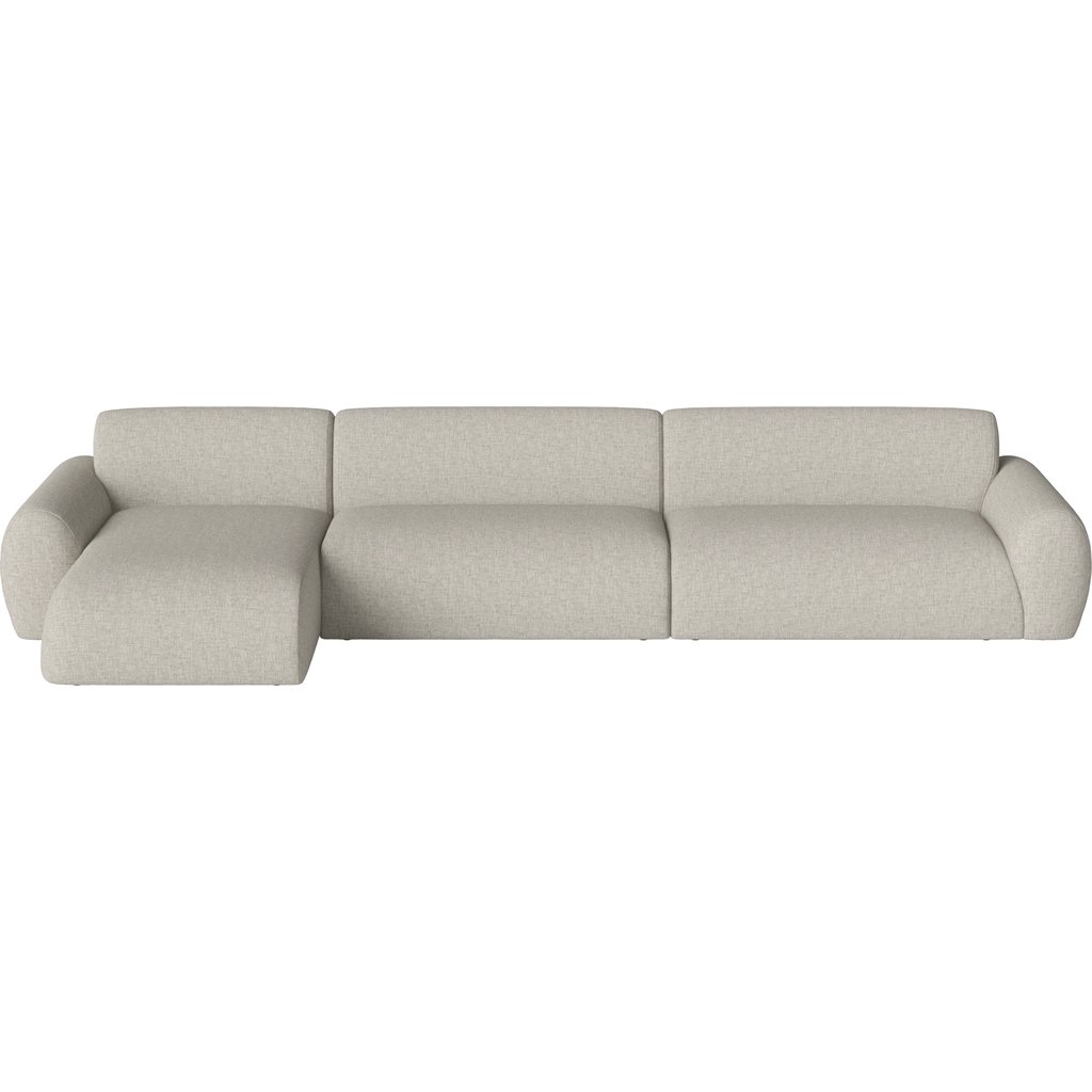 Núvol 3 Modules met grote hoek en chaise longue – links