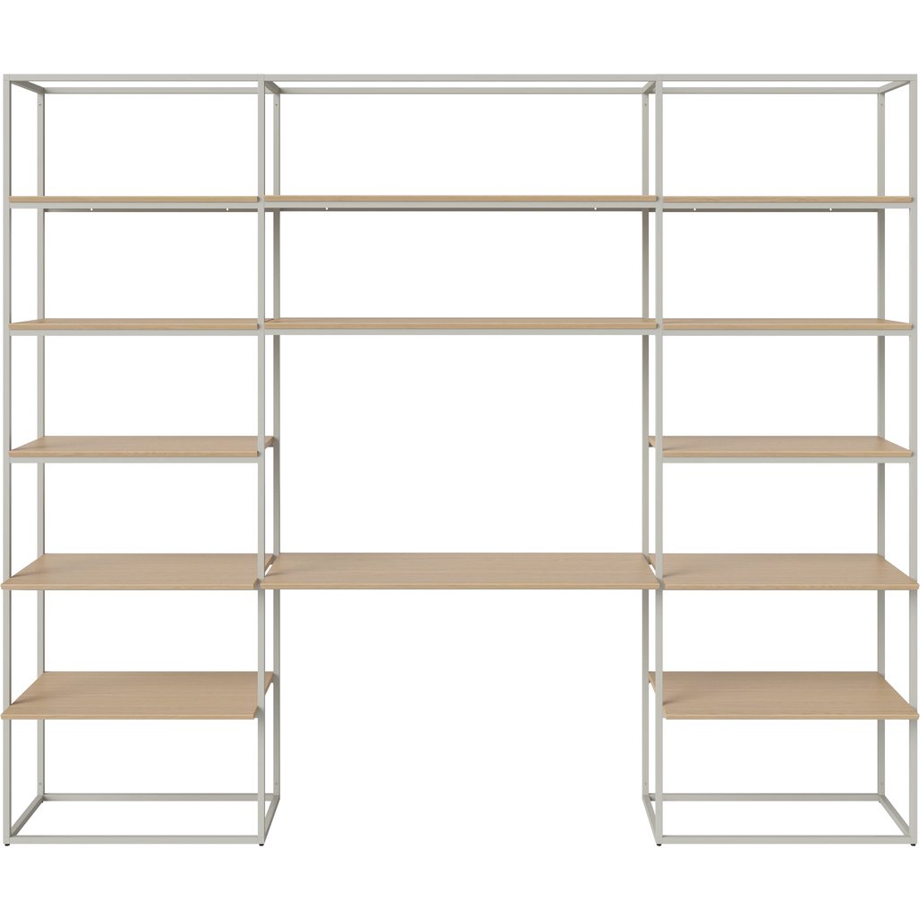 Combinaison Neutra - bureau à domicile - 280 x H236 cm