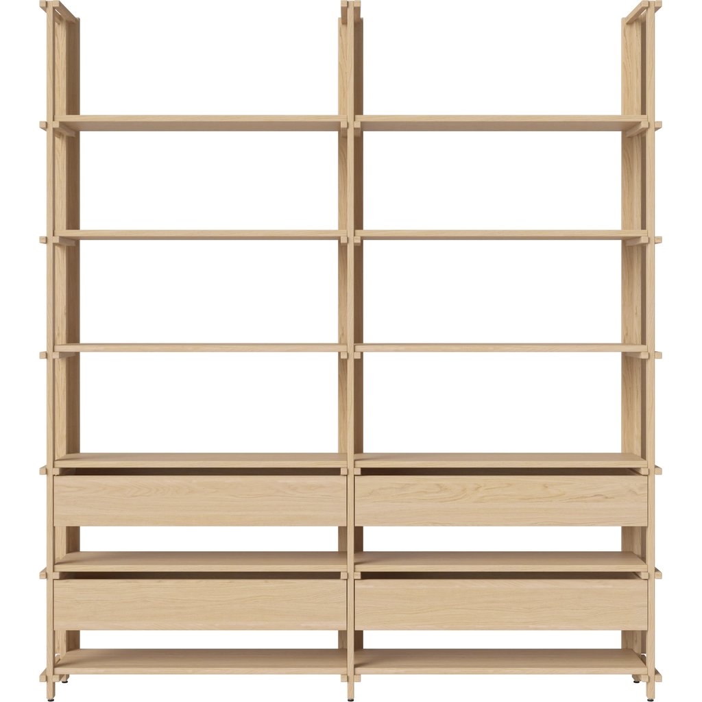 Friedman combinatie 2x6 – m. vier lades