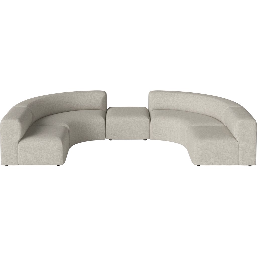 Angle Curved 5 Moduler - semicircular
