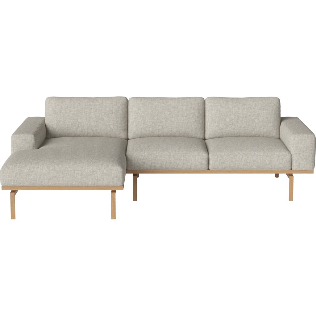 Elton Bank 3-zitsbank met chaise longue - linkerkant