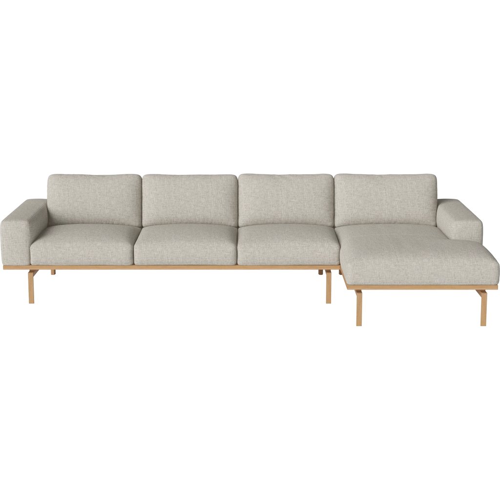 Elton Bank 4-zitsbank met chaise longue - rechterkant