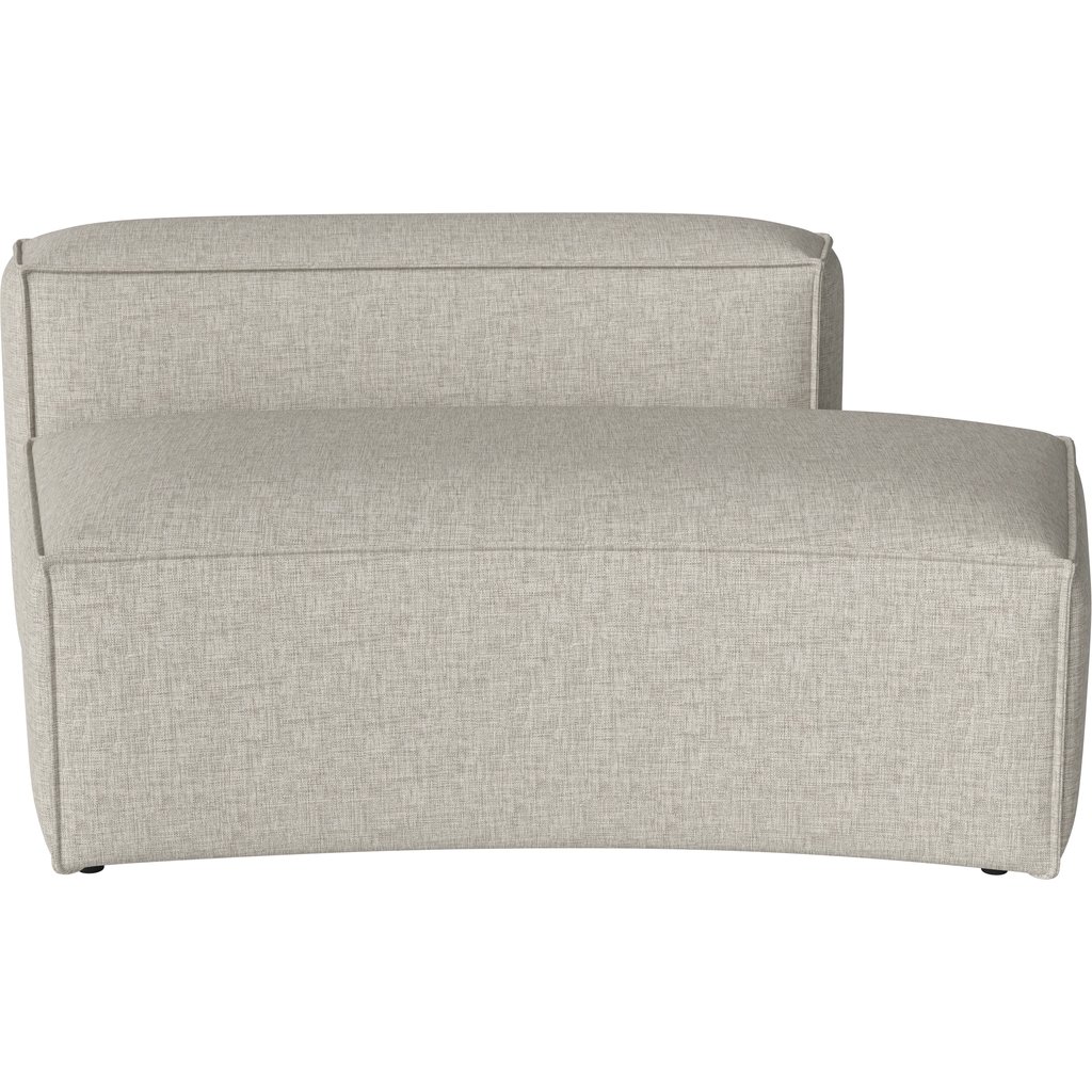 Cosima Curved Module klein m. open einde 100 cm - rechts