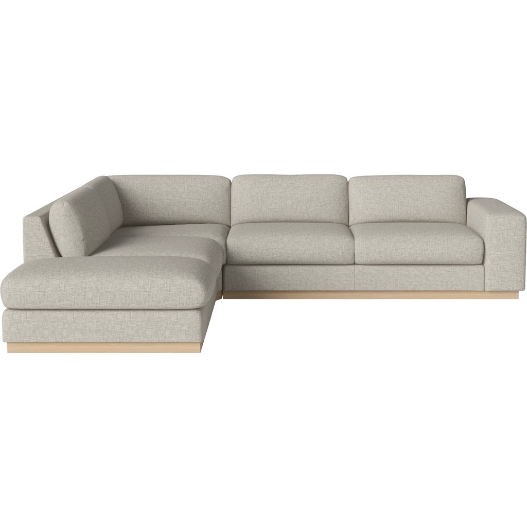 Sepia Soffa 5–sits m. open-end – vänster