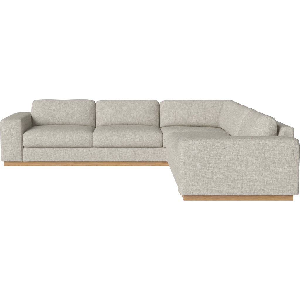 Sepia 6-zitshoekbank (2,5, hoek, 2,5)