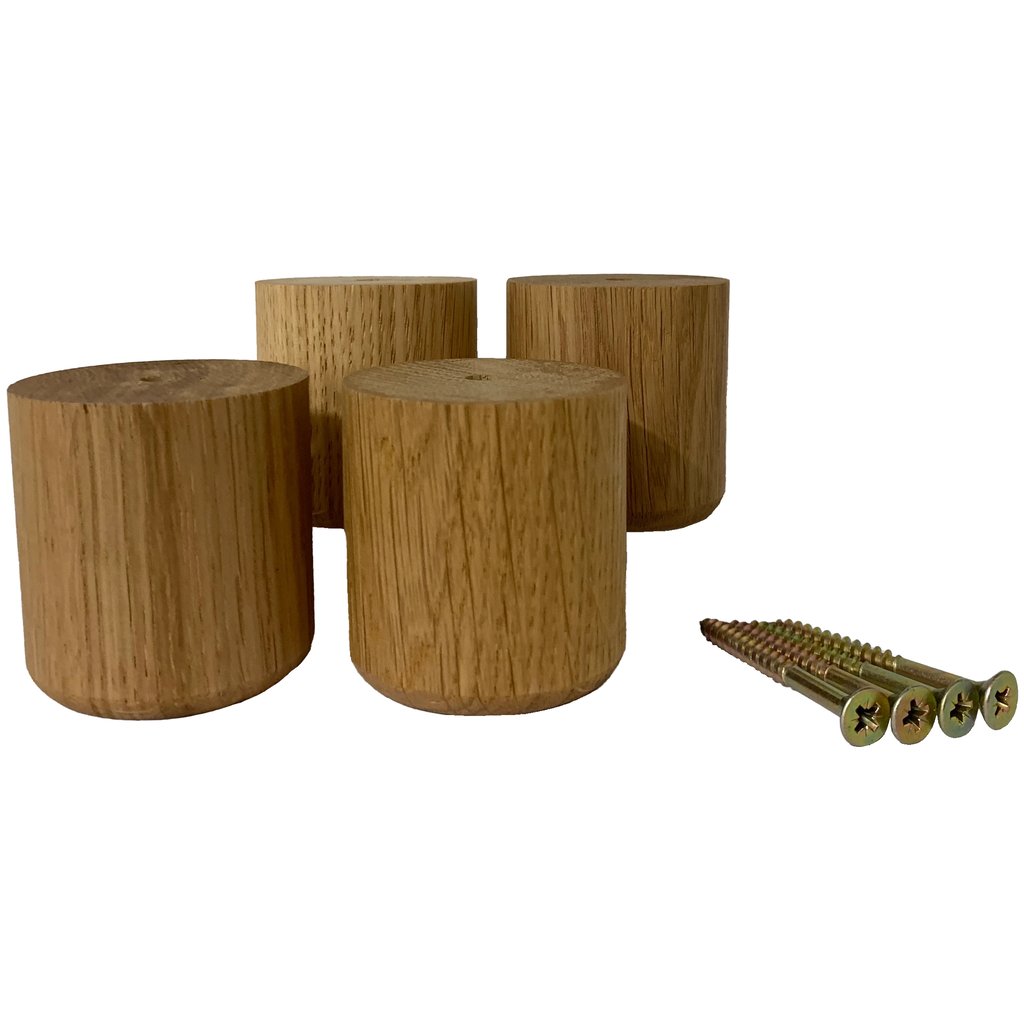 Noora Poten 5 cm incl. schroeven - 4 stuks