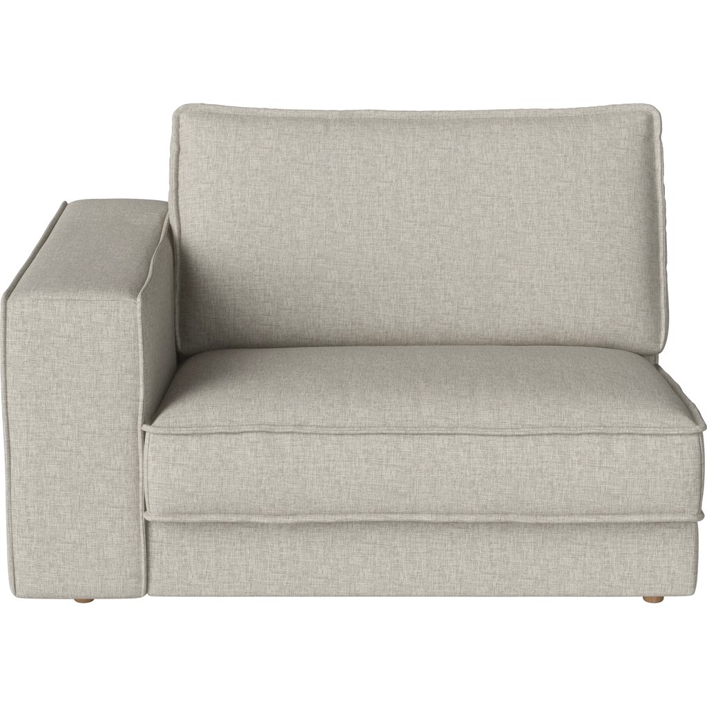 Module d’angle Noora av. accoudoir – gauche 125 x 107 cm