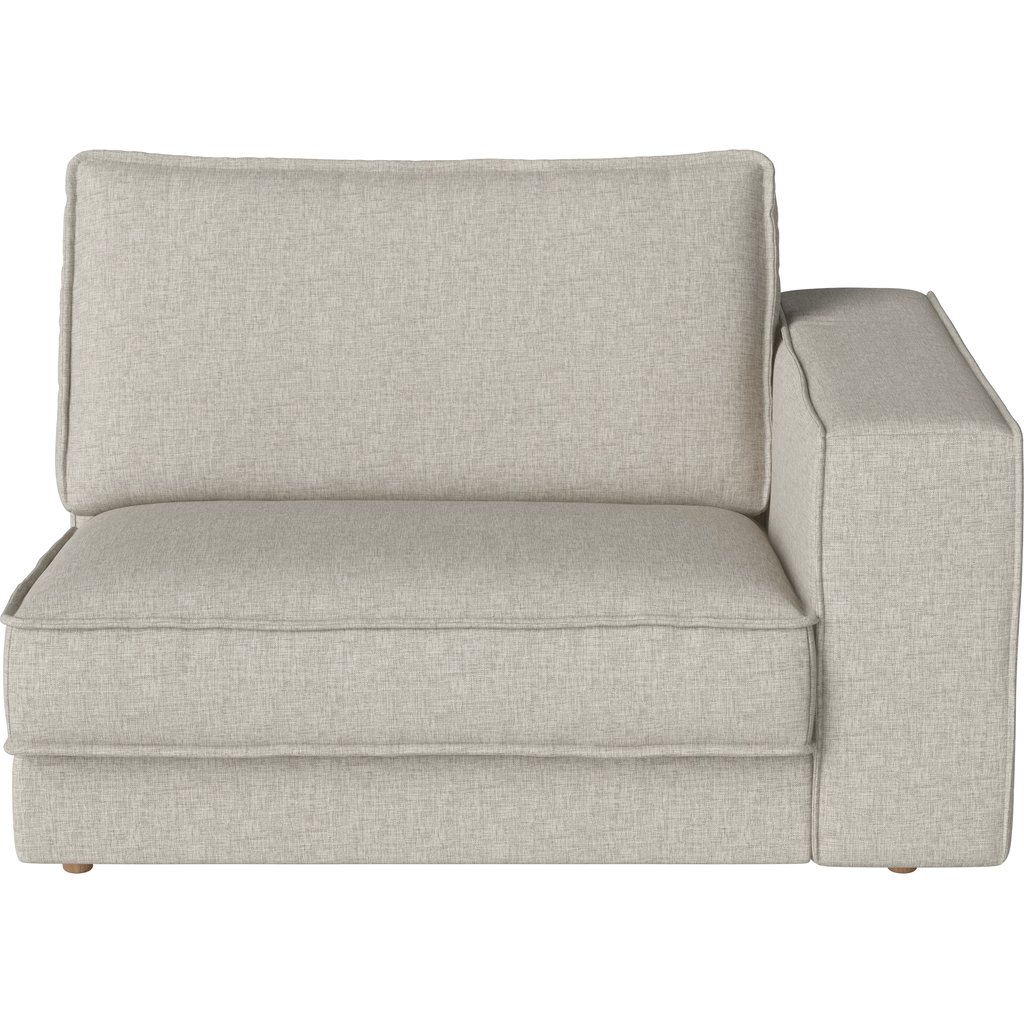 Module d’angle Noora av. accoudoir – droite 125 x 107 cm