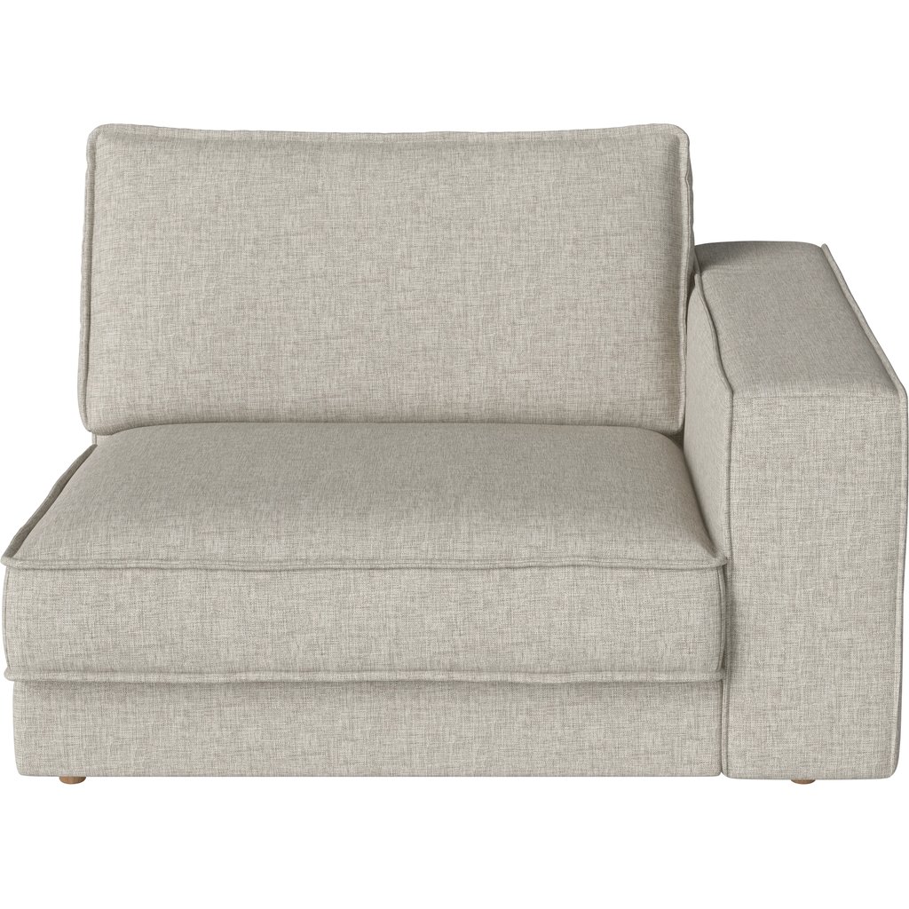 Module d’angle Noora av. accoudoir – droite 125 x 127 cm