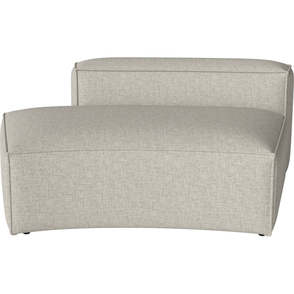 Cosima Curved Modul Liten m. open end 120 cm - venstre