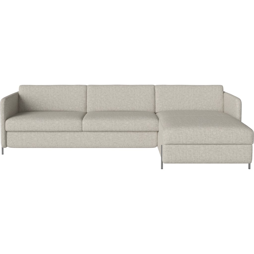 Pira Slaapbank 3-zitsbank met chaise longue en opbergruimte - rechts