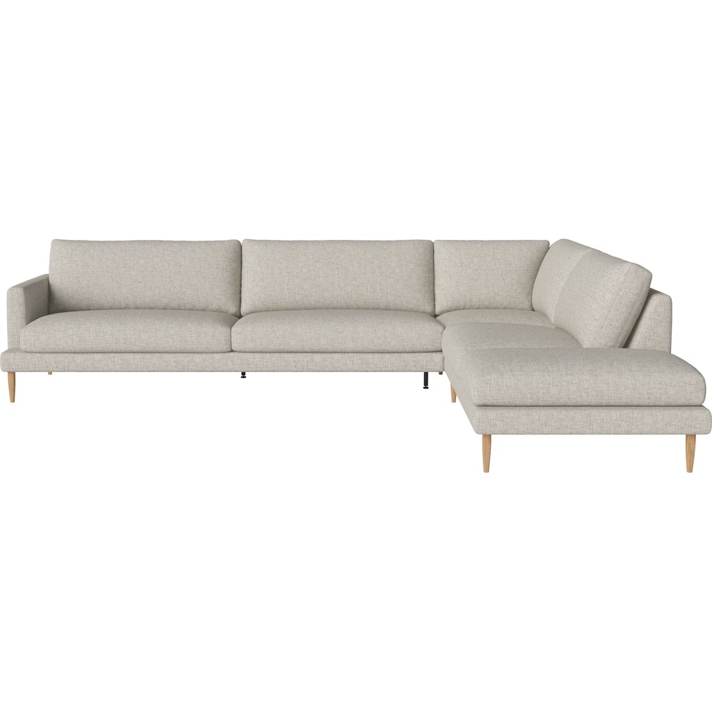 Veneda Slim Ecksofa 5-Sitzer mit offenem Ende - rechts