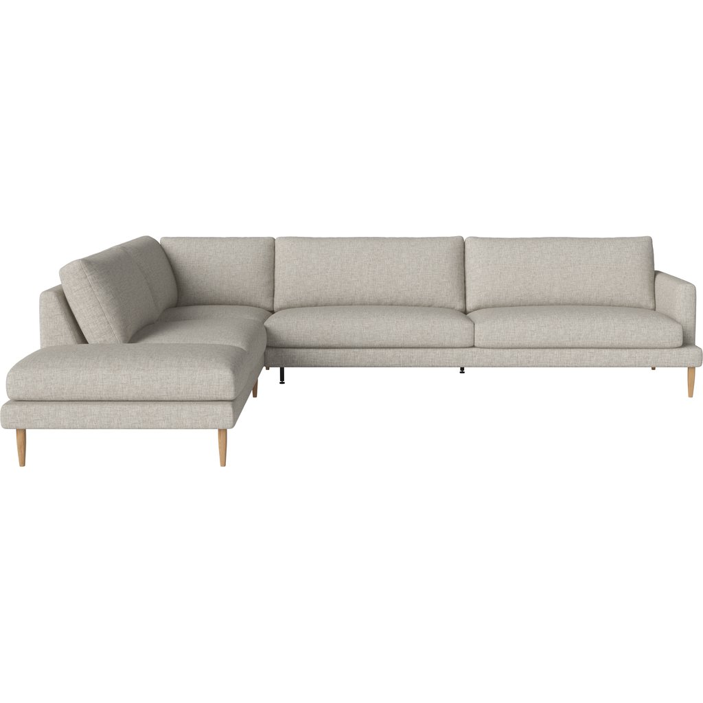 Veneda Slim 5-zitshoekbank met open eind - links