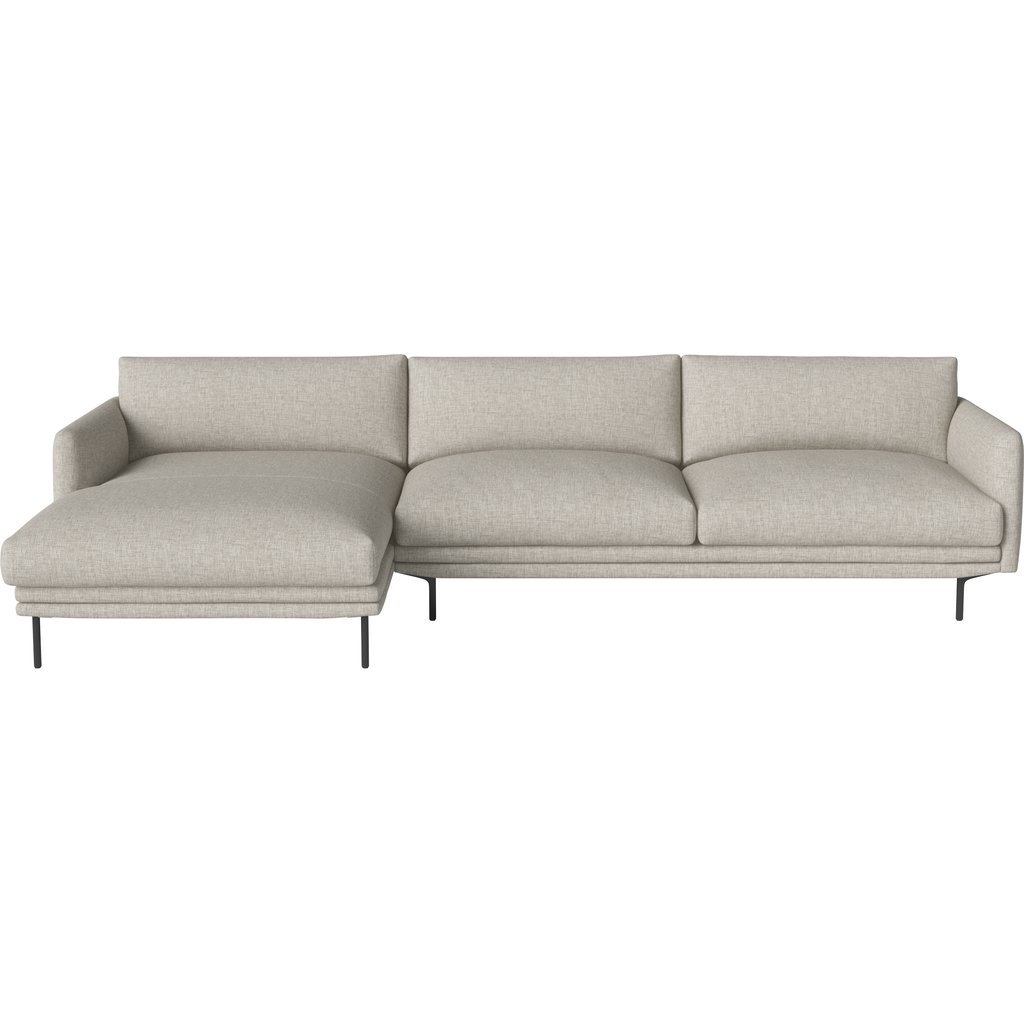 Lomi 2,5-zitsbank met chaise longue - links