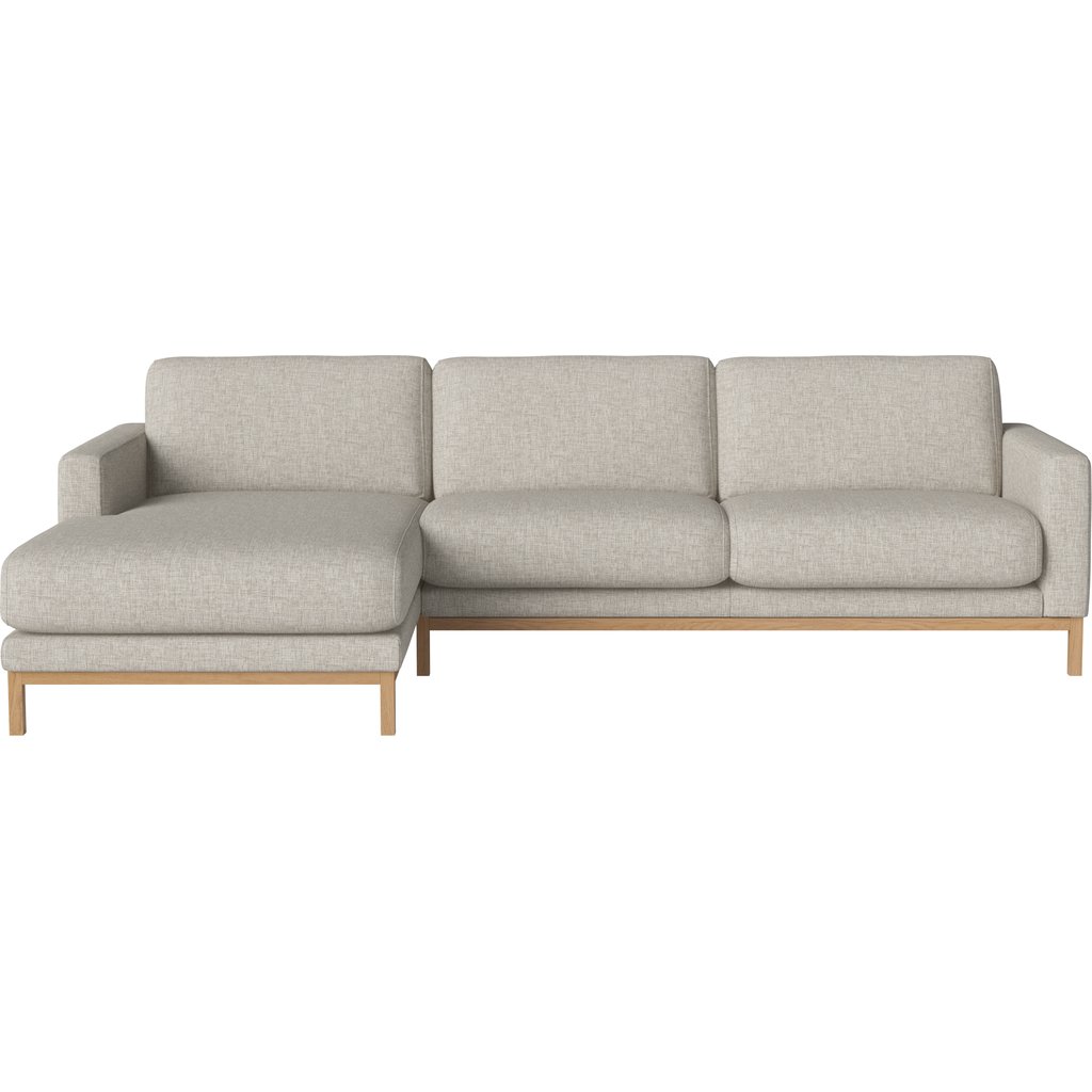 North 3-zitsbank met chaise longue - links