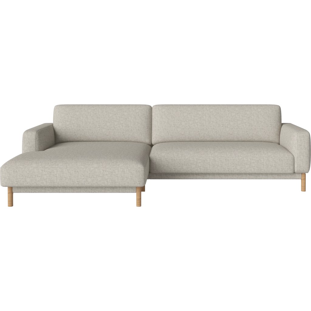Chleo 2,5-zitsbank m. chaise longue - links