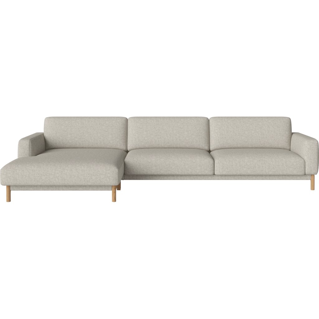 Chleo soffa 3-sits med schäslong – vänster