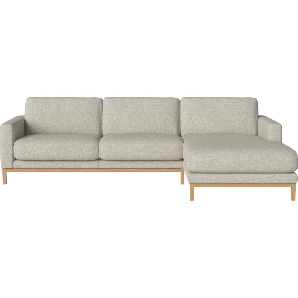 North 3-Zitsbank met chaise longue – rechts