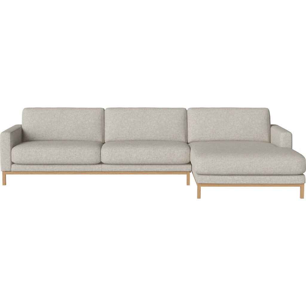 North 4-Zitsbank met chaise longue – rechts