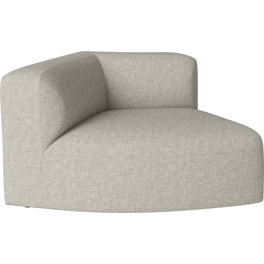 Angle Curved Liten Hjørnemodul 45 - venstre