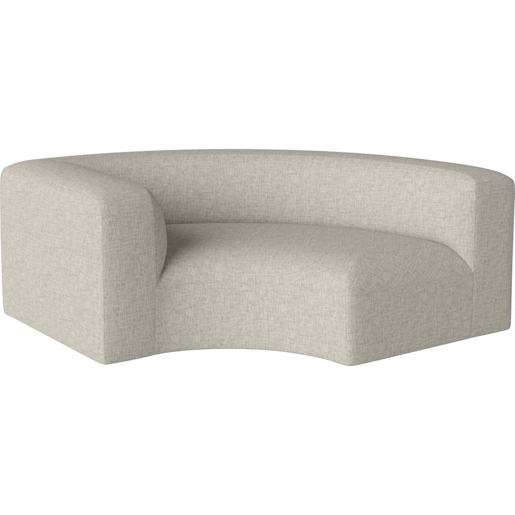 Angle Curved Stor Hjørnemodul 90 - venstre