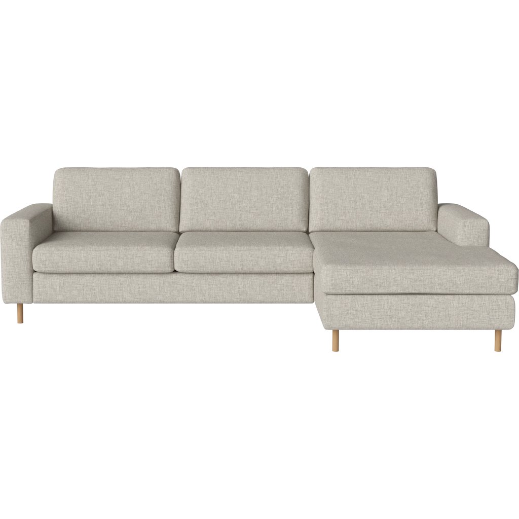 Scandinavia 3-zitsbank met chaise longue - rechts