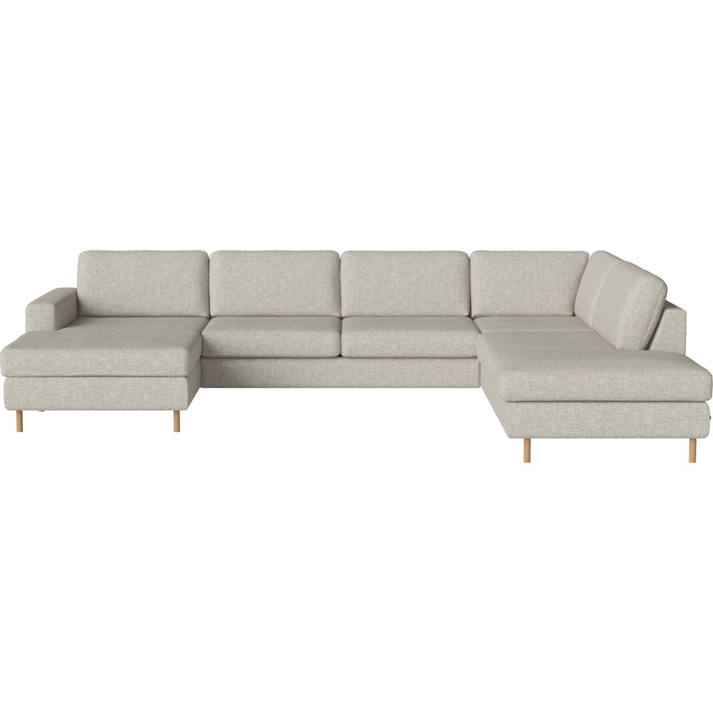 Scandinavia 5–zitshoekbank m. chaise longue – links – open-end – rechts