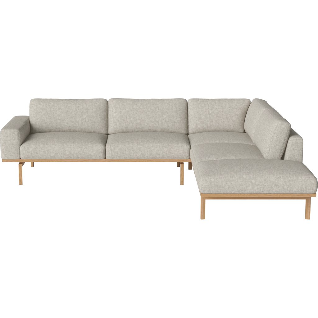 Elton 6-zitshoekbank m. open einde - rechts