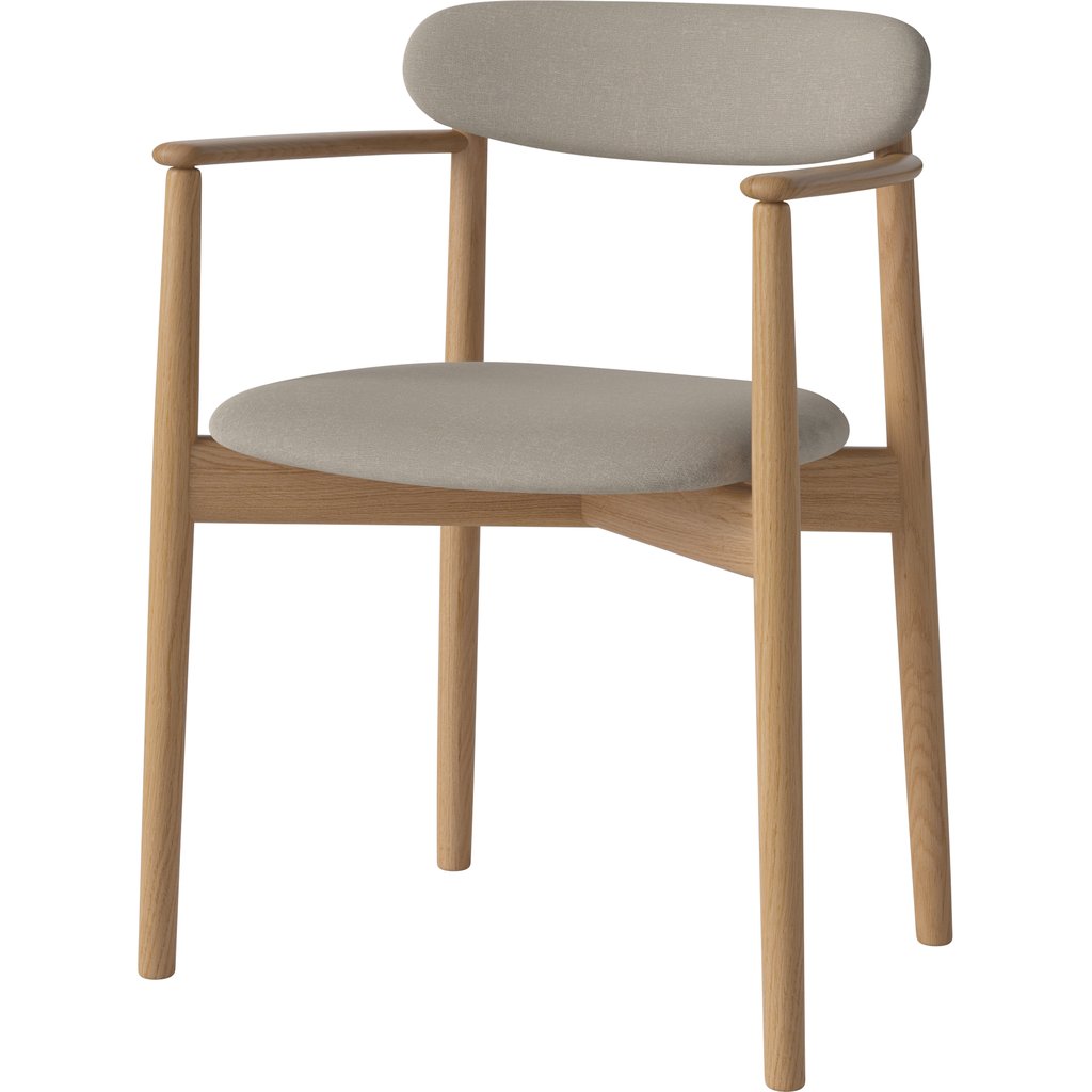 Merge polstret spisestuestol med armlene