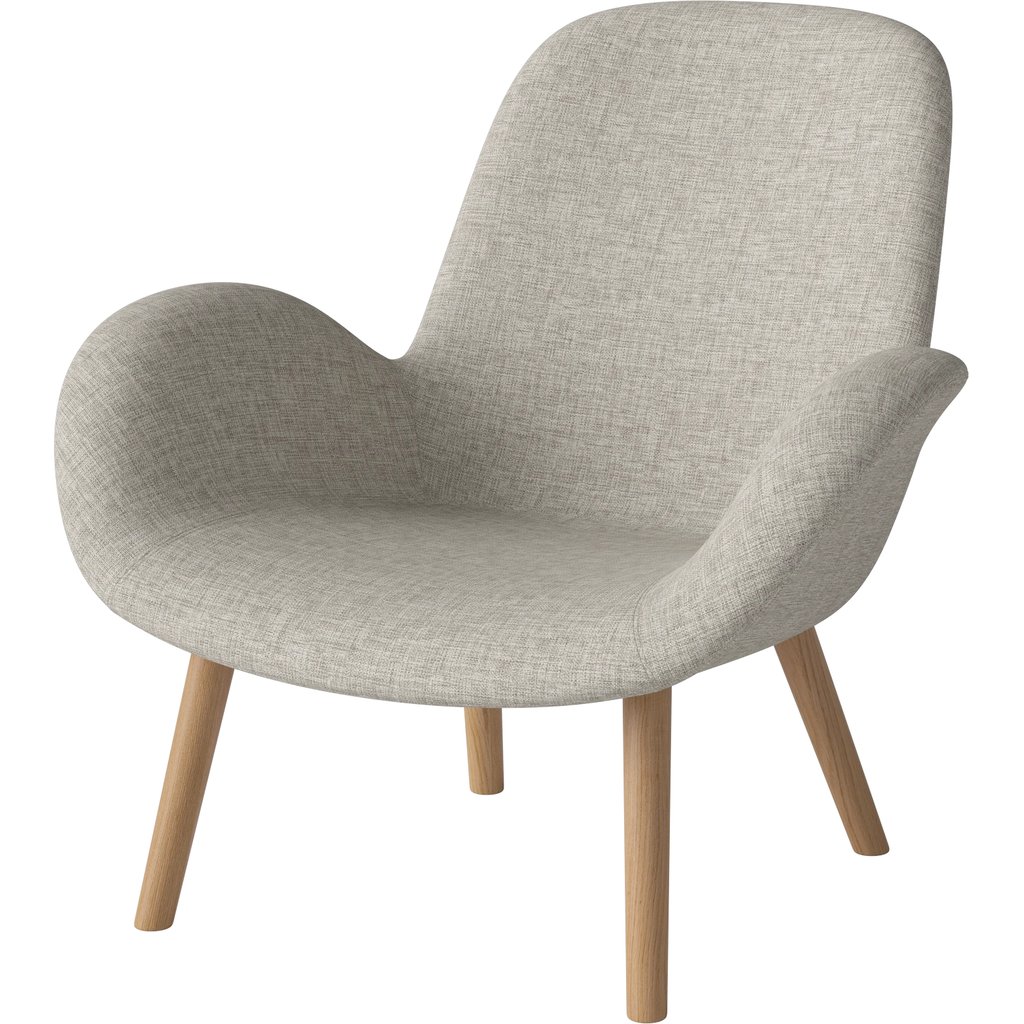 Fauteuil Seed avec pieds en bois