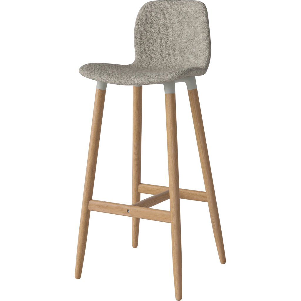 Seed Høystol H76 cm – polstret/tre