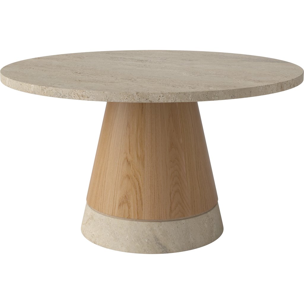 Piro Sofabord - marmorplate Ø60 cm