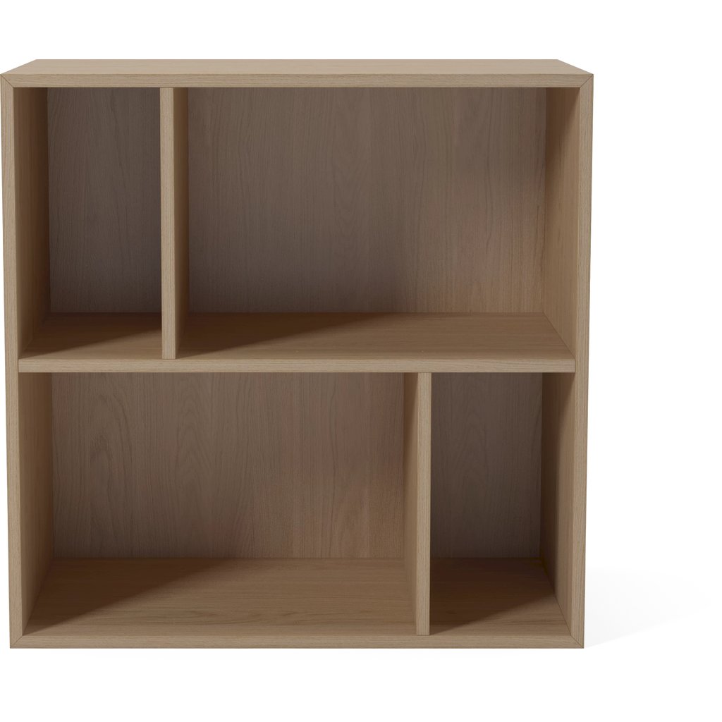 Case 2 x 2 Regalmodul mit Wandregal – 35 cm