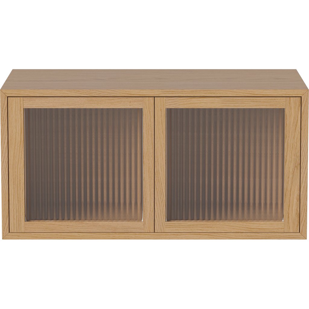Case 1 x 2 m. 2 glazen deuren – 28 cm