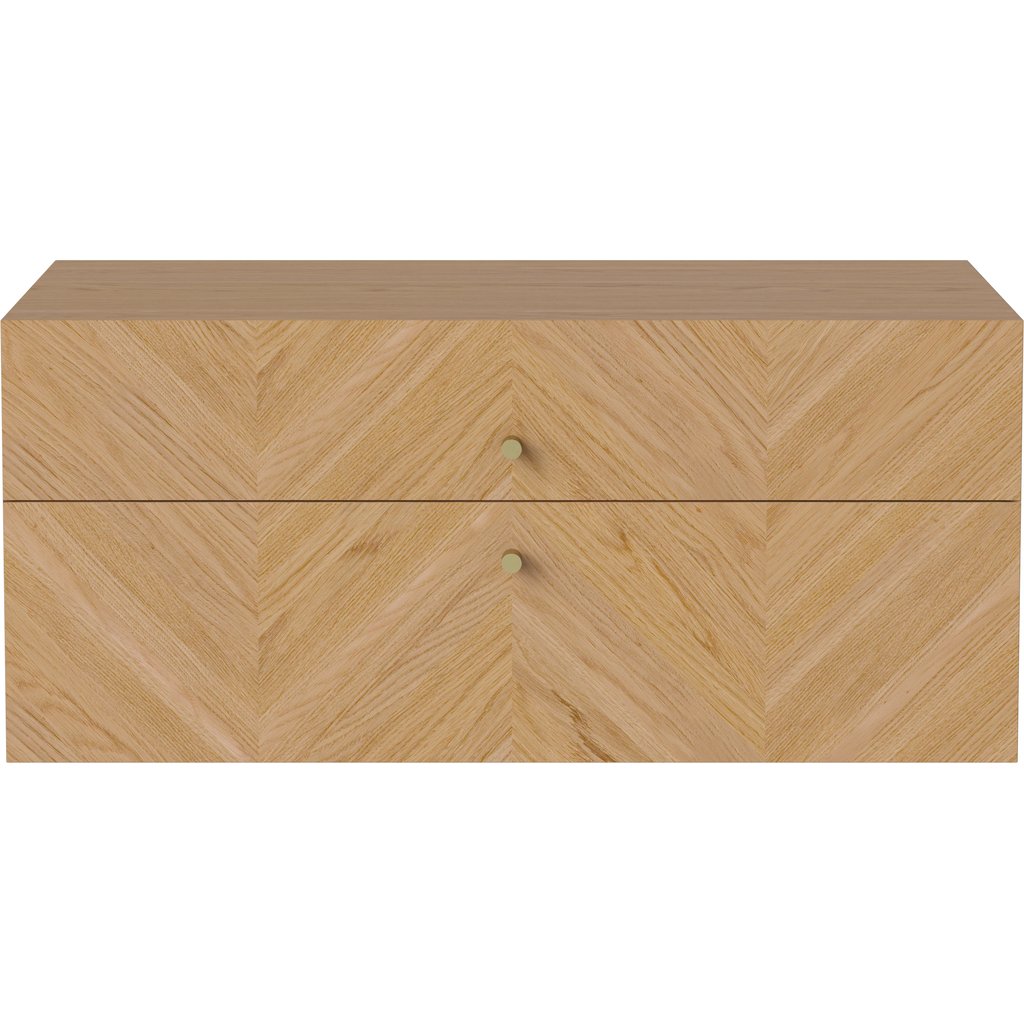 Luxe – 2 Schubladen – wandmontiert