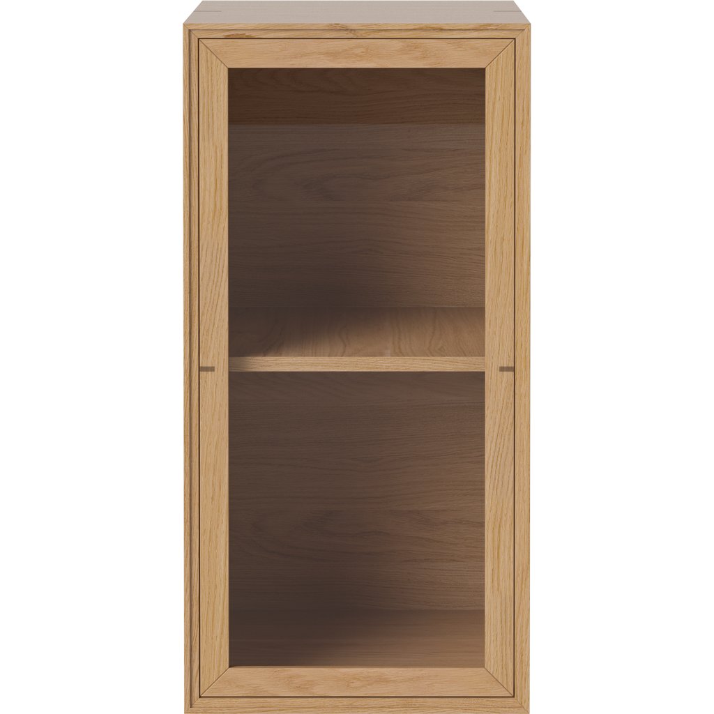 Vega cabinet 2 rooms - 70x35x35 cm with glass doors